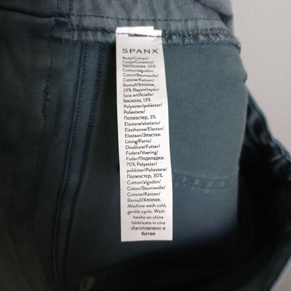 SPANX Shorts Womens Gray Sunshine Pull On 4 Way Stretch Small - Picture 4 of 6